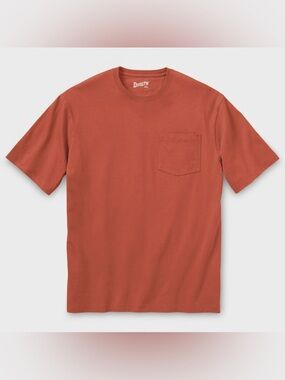 Duluth Trading Co Brick Red Short-Sleeve Pocket Tee